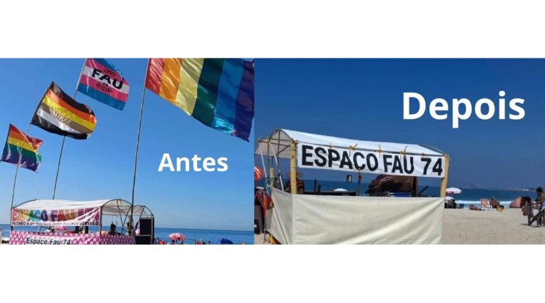 Ativista LGBTQIAPN+ denúncia apagamento e resistência histórica da barraca de praia da Fau em Copacabana